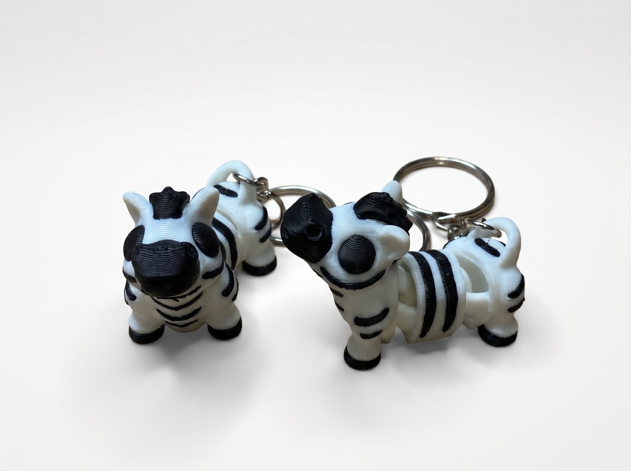 3D keychain Zebra